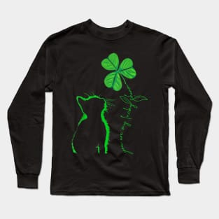 Cat St Patrick Day Your Are My Lucky Charm Long Sleeve T-Shirt